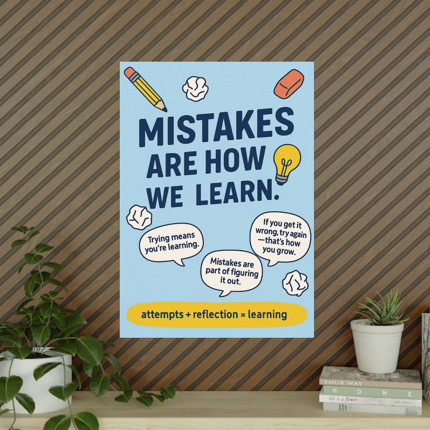 Mistakes Are How We Learn Poster