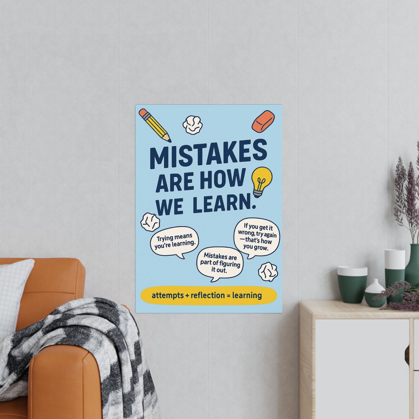 Mistakes Are How We Learn Poster
