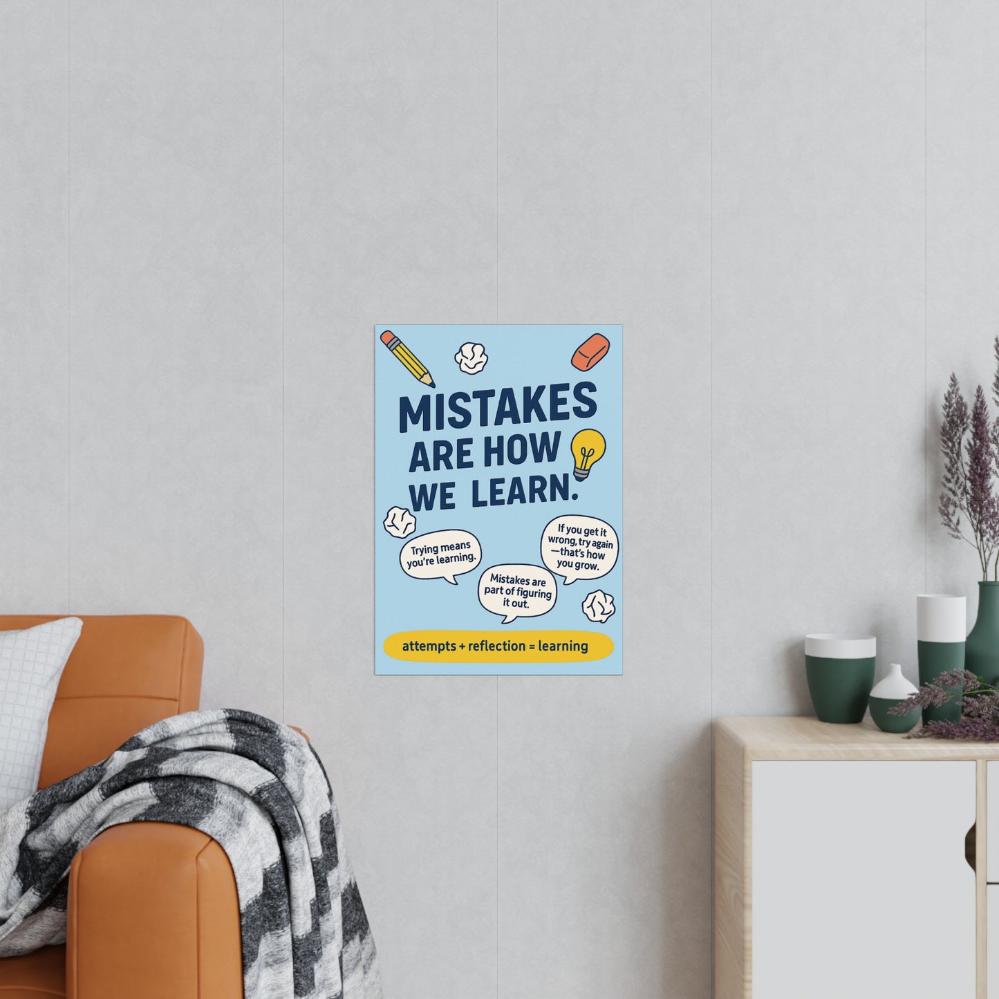 Mistakes Are How We Learn Poster