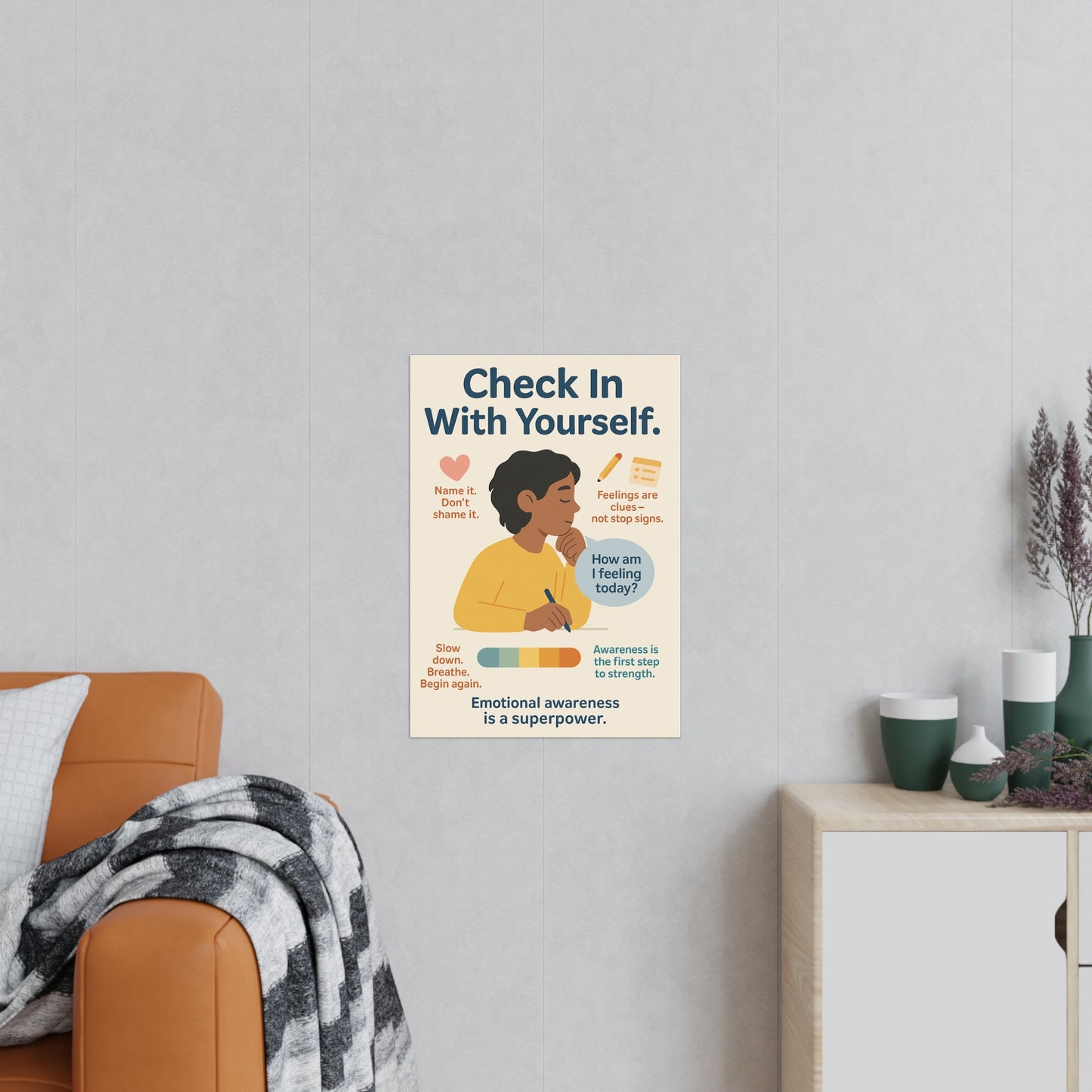 Check In With Yourself. Poster