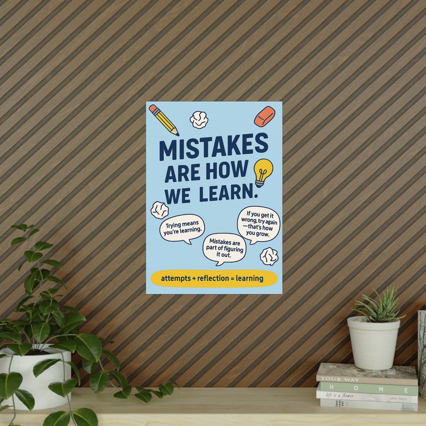 Mistakes Are How We Learn Poster