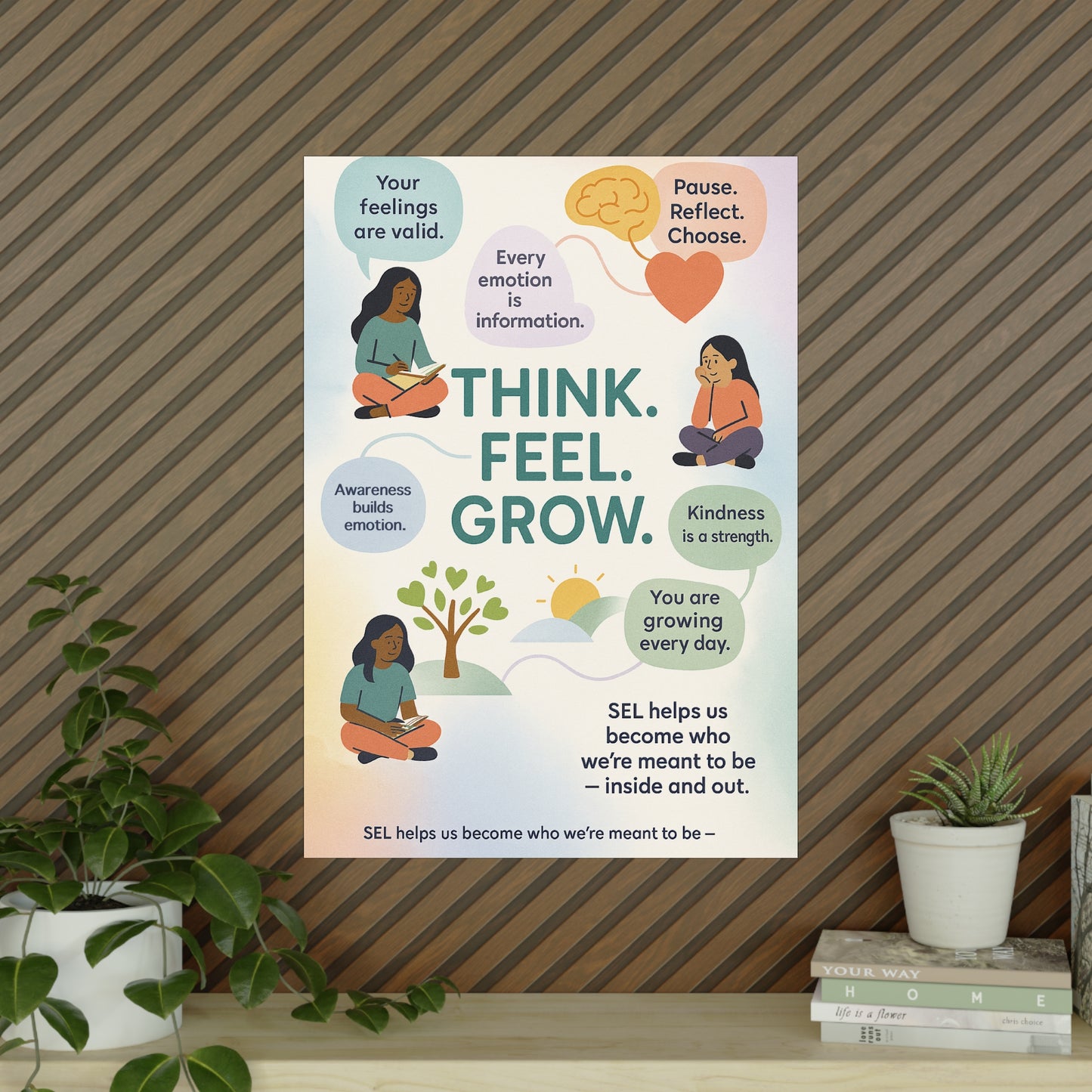 Think. Feel. Grow. Poster