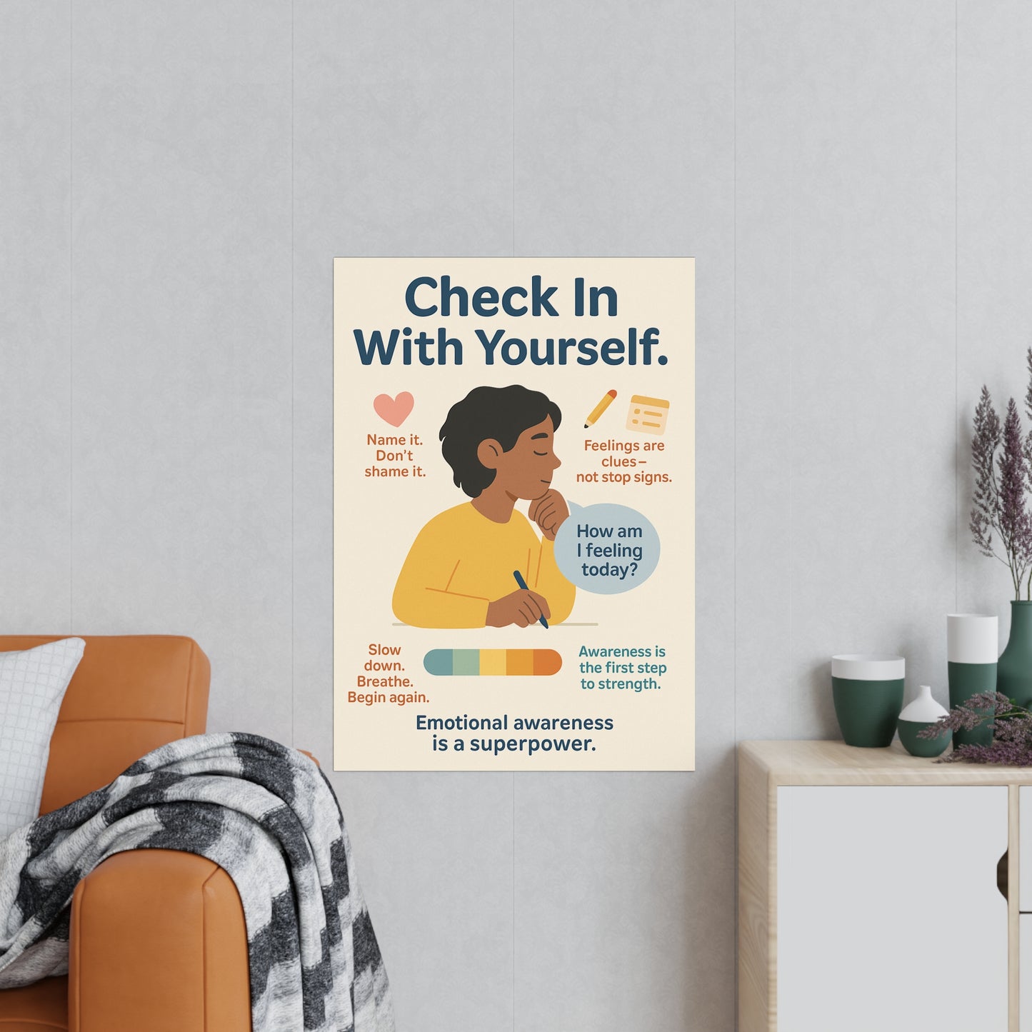 Check In With Yourself. Poster