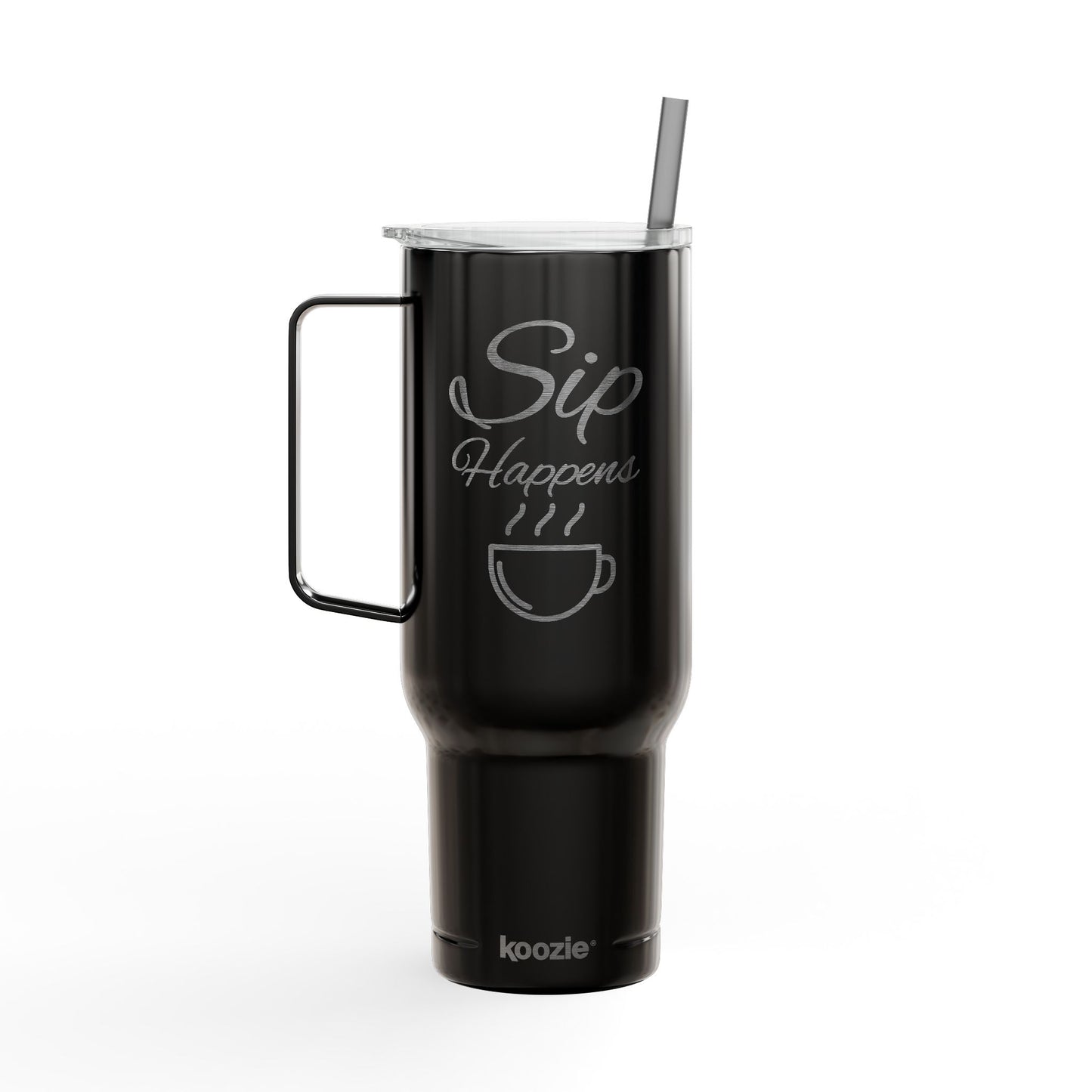Sip Happens Engraved Insulated 40 oz Tumbler