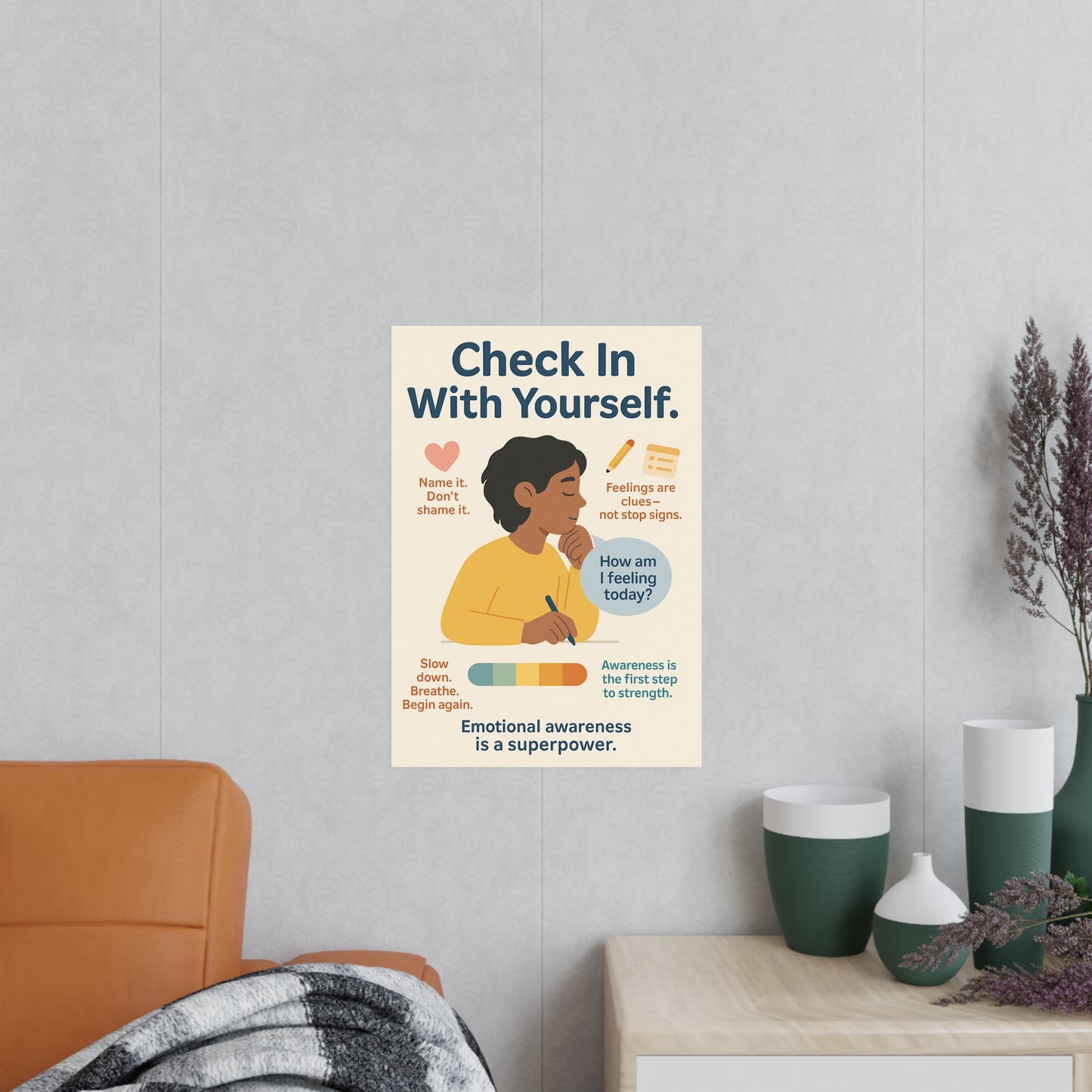 Check In With Yourself. Poster
