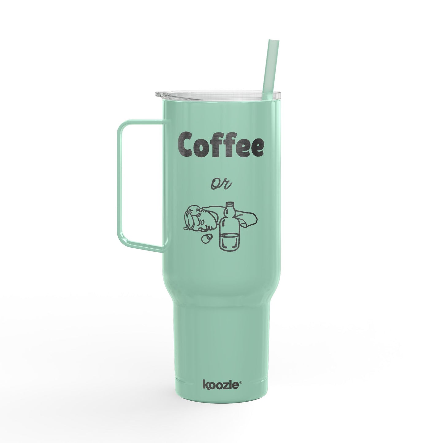 Coffee or X Engraved Insulated 40 oz Tumbler