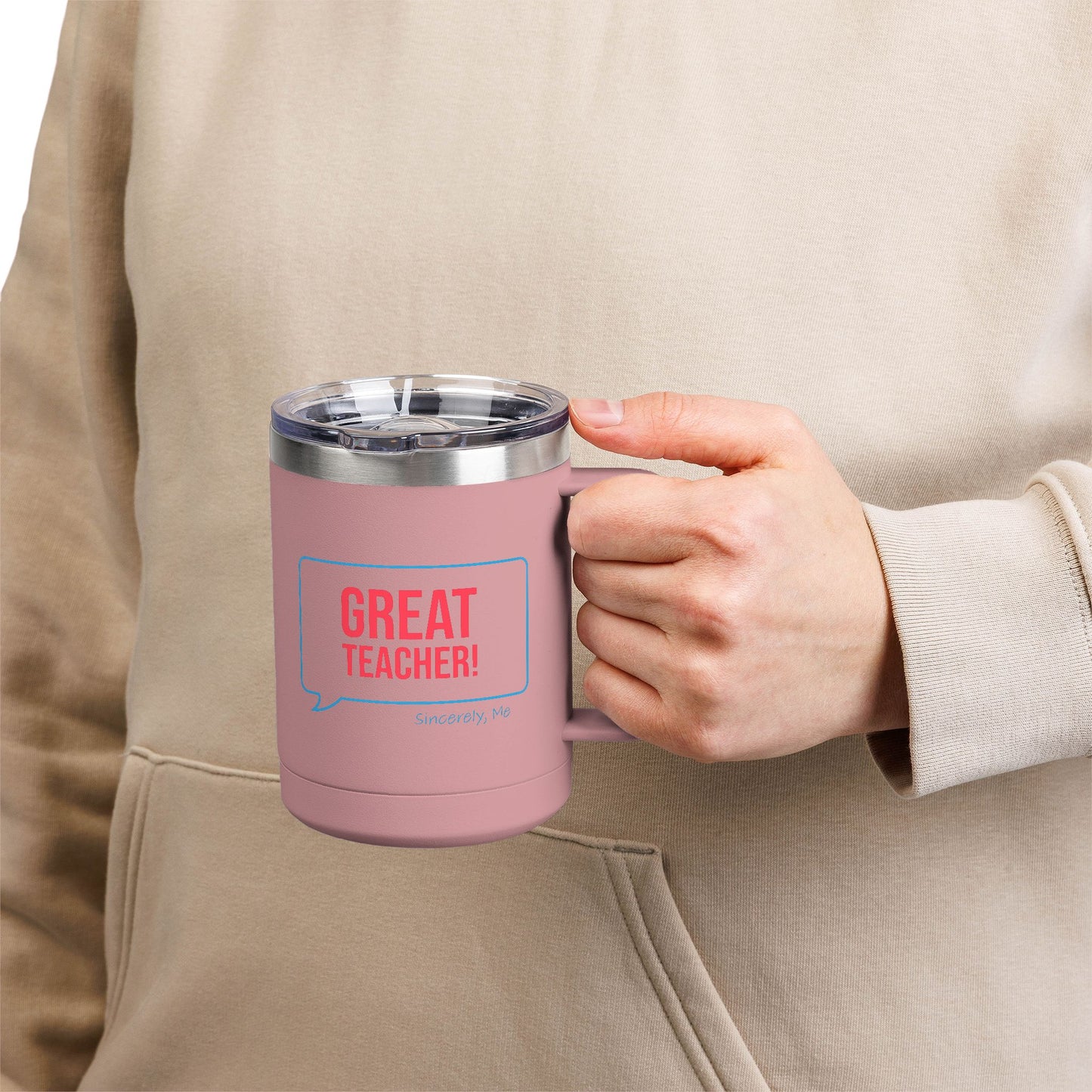 Great Teacher 15 oz Coffee Mug Thermos