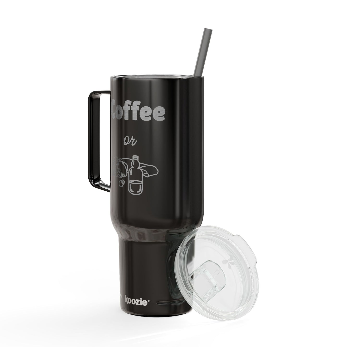Coffee or X Engraved Insulated 40 oz Tumbler
