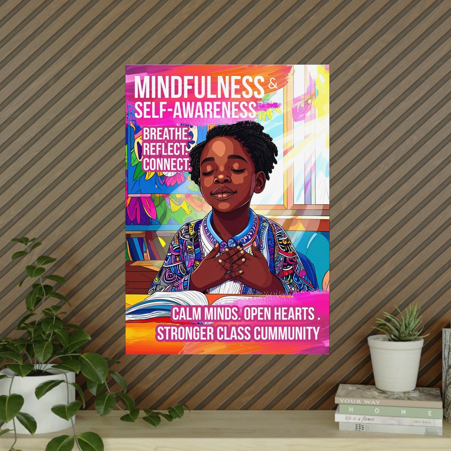 Mindfullness Girl Poster