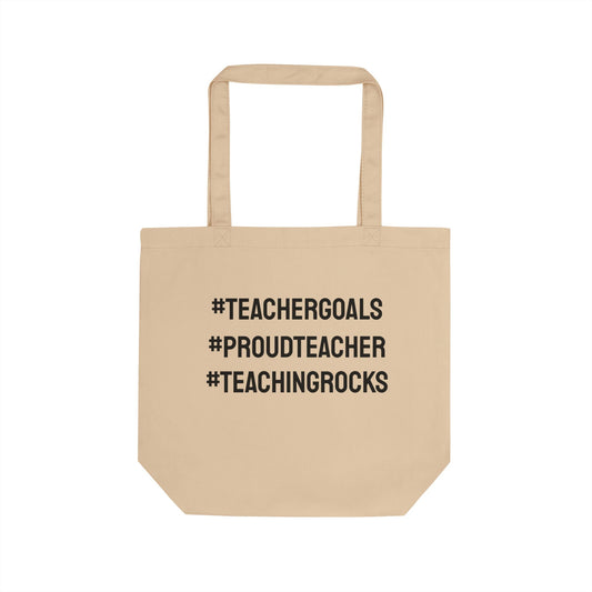 Teacher Goals Small Tote