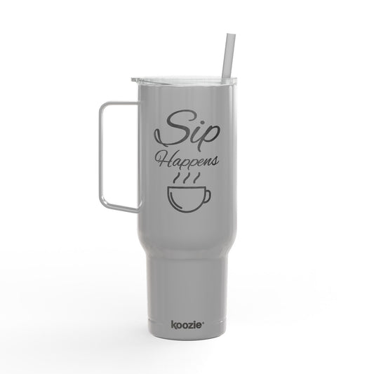 Sip Happens Engraved Insulated 40 oz Tumbler