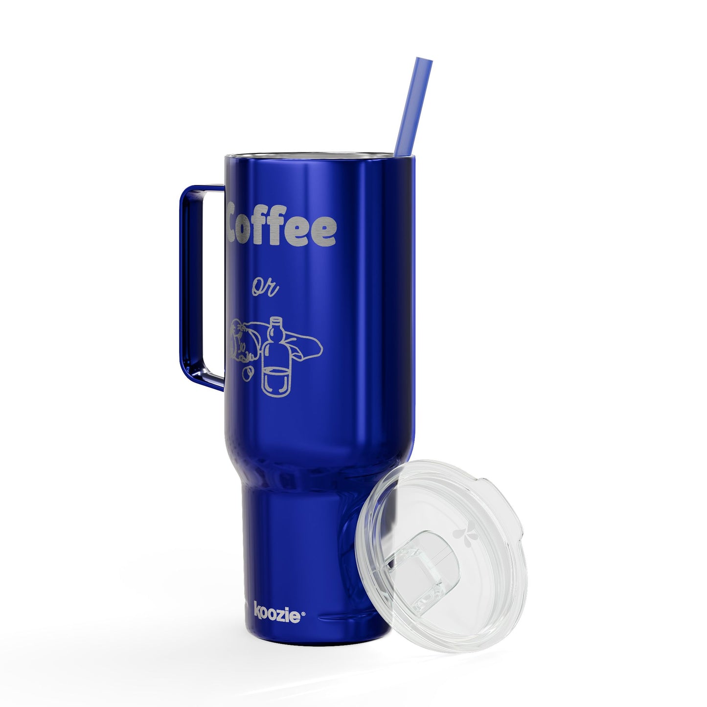 Coffee or X Engraved Insulated 40 oz Tumbler