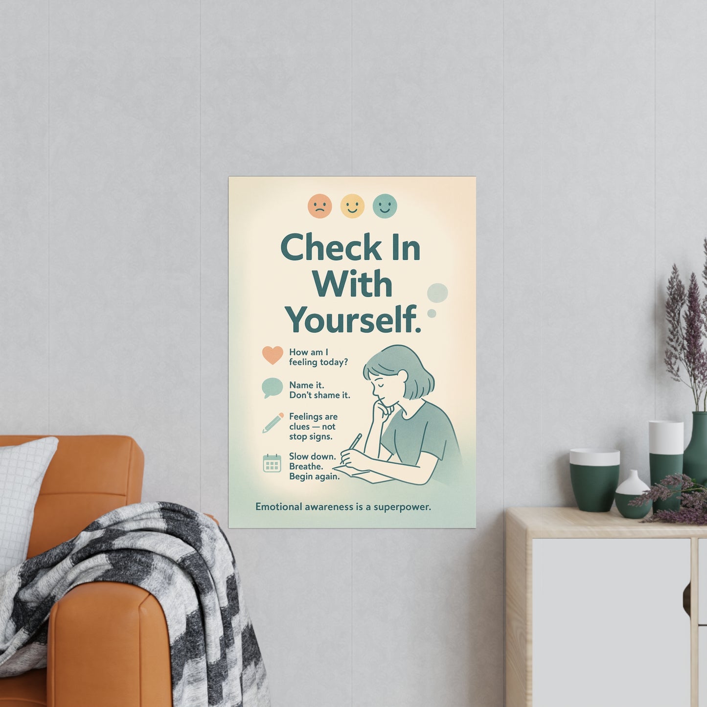 Check In With Yourself Poster