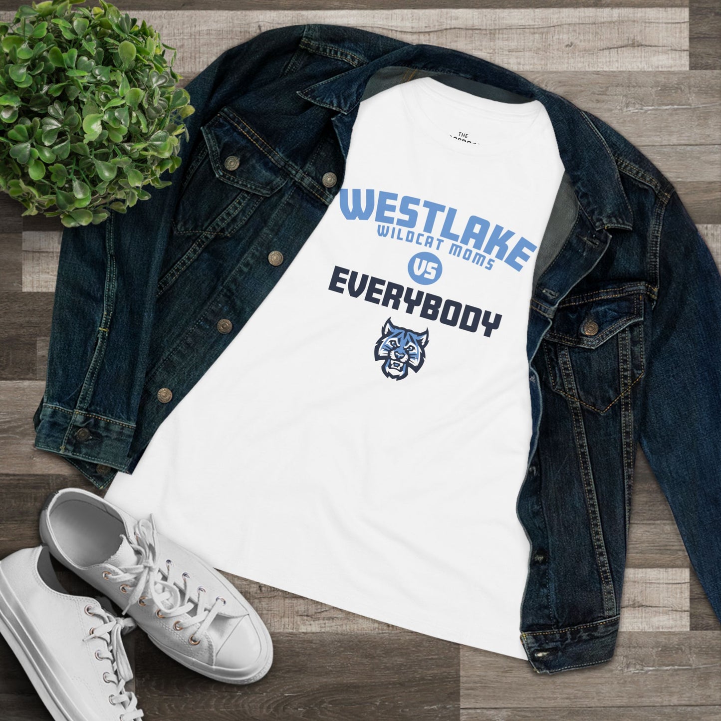 Westlake Wildcat Moms vs Everybody Tee, Supportive Mom T-Shirt, Game Day Apparel, Mother's Day Gift, Casual Women's Tee