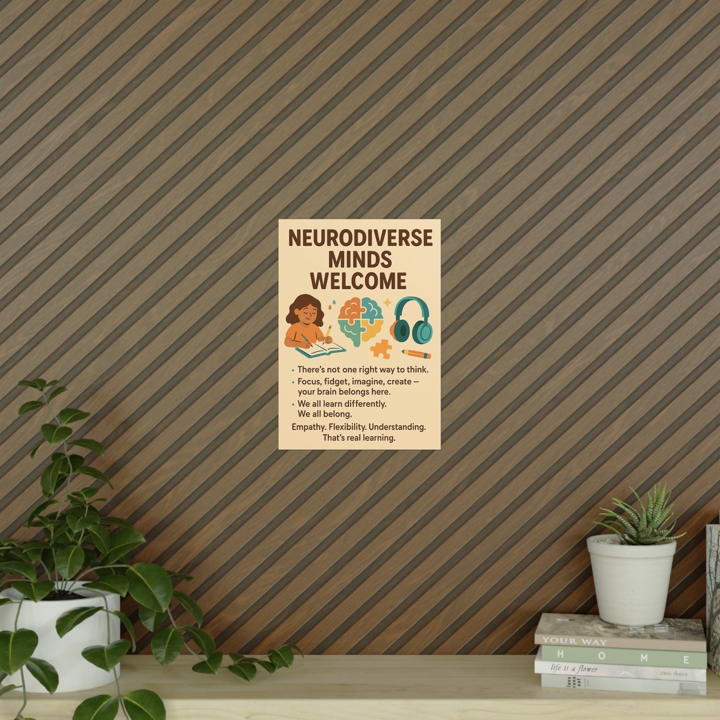 Neurodiverse Minds Welcome Poster
