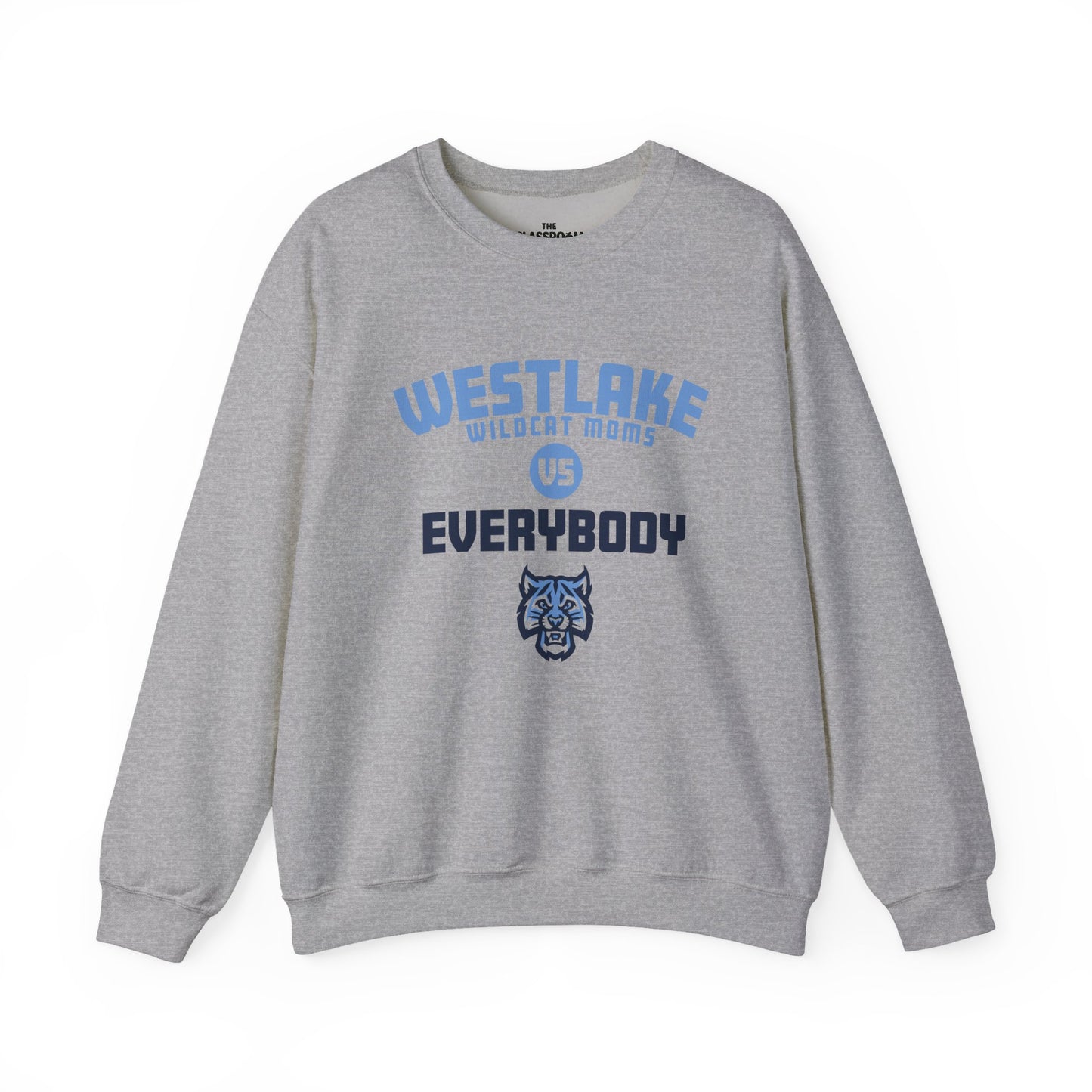 Westlake Wildcat Moms vs. Everybody Crewneck Sweatshirt