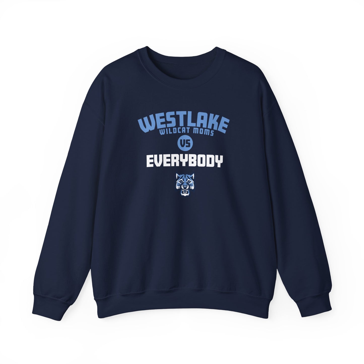 Westlake Wildcat Moms vs. Everybody Crewneck Sweatshirt