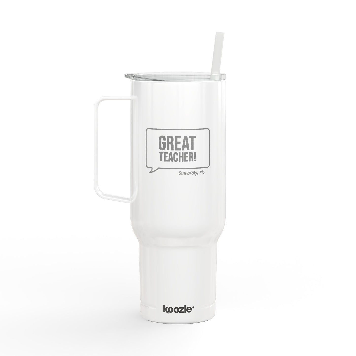 Great Teacher! Engraved Insulated 40 oz Tumbler