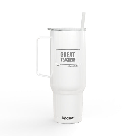 Great Teacher! Engraved Insulated 40 oz Tumbler
