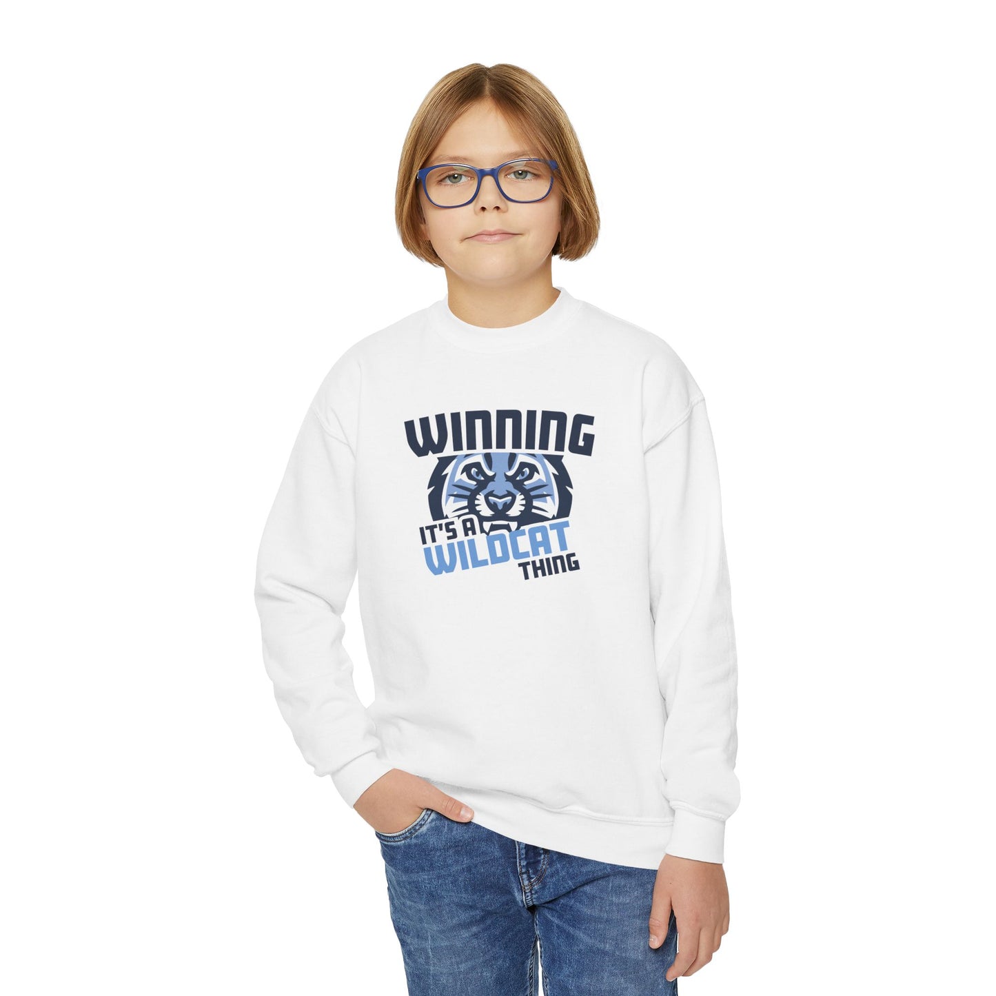 Its a Wildcat Thing Crewneck Youth Sweatshirt