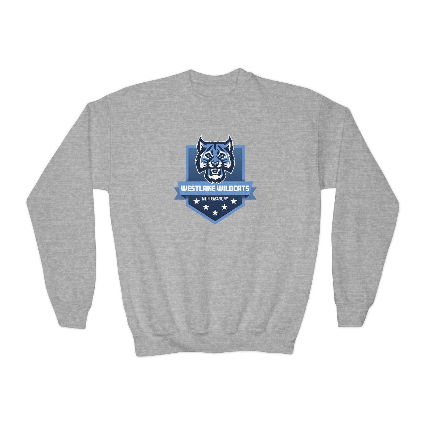 Wildcat Badge Crewneck Youth Sweatshirt