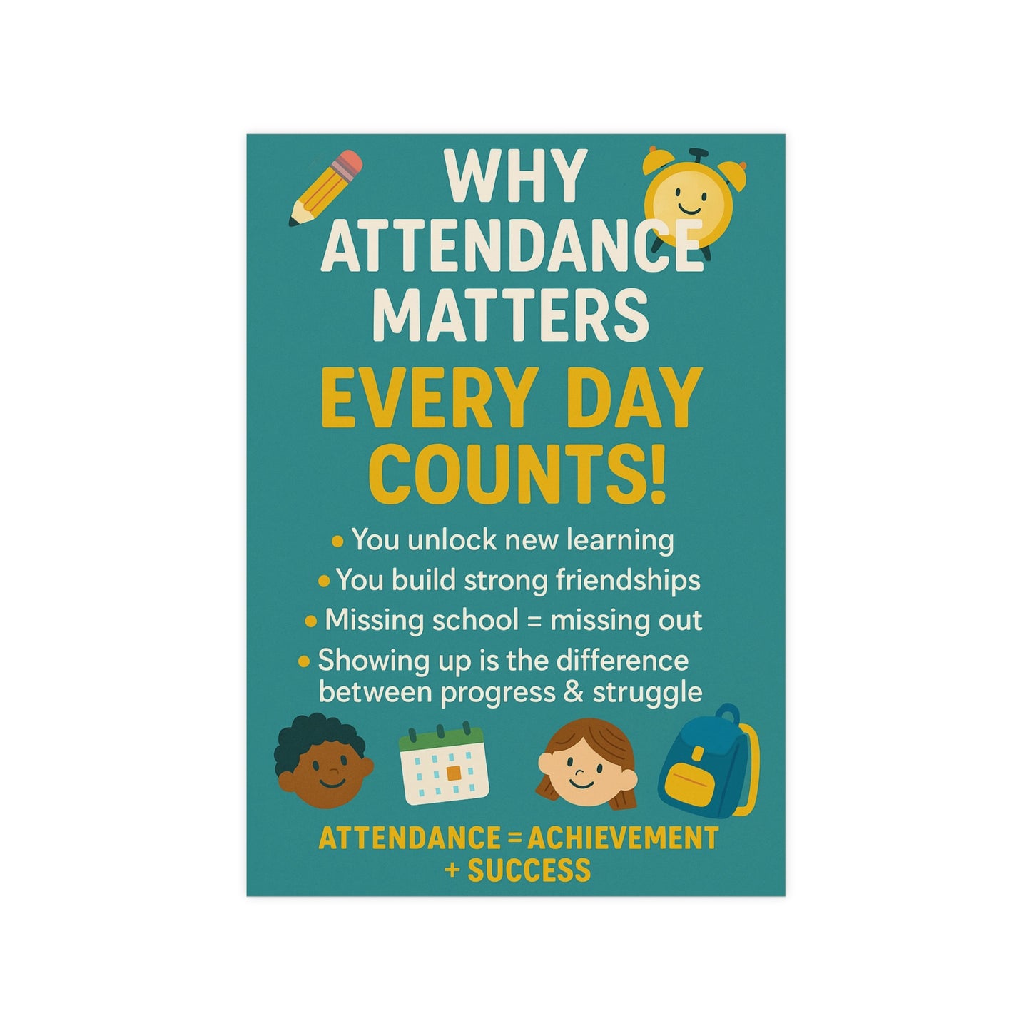 Why Attendance Matters Poster