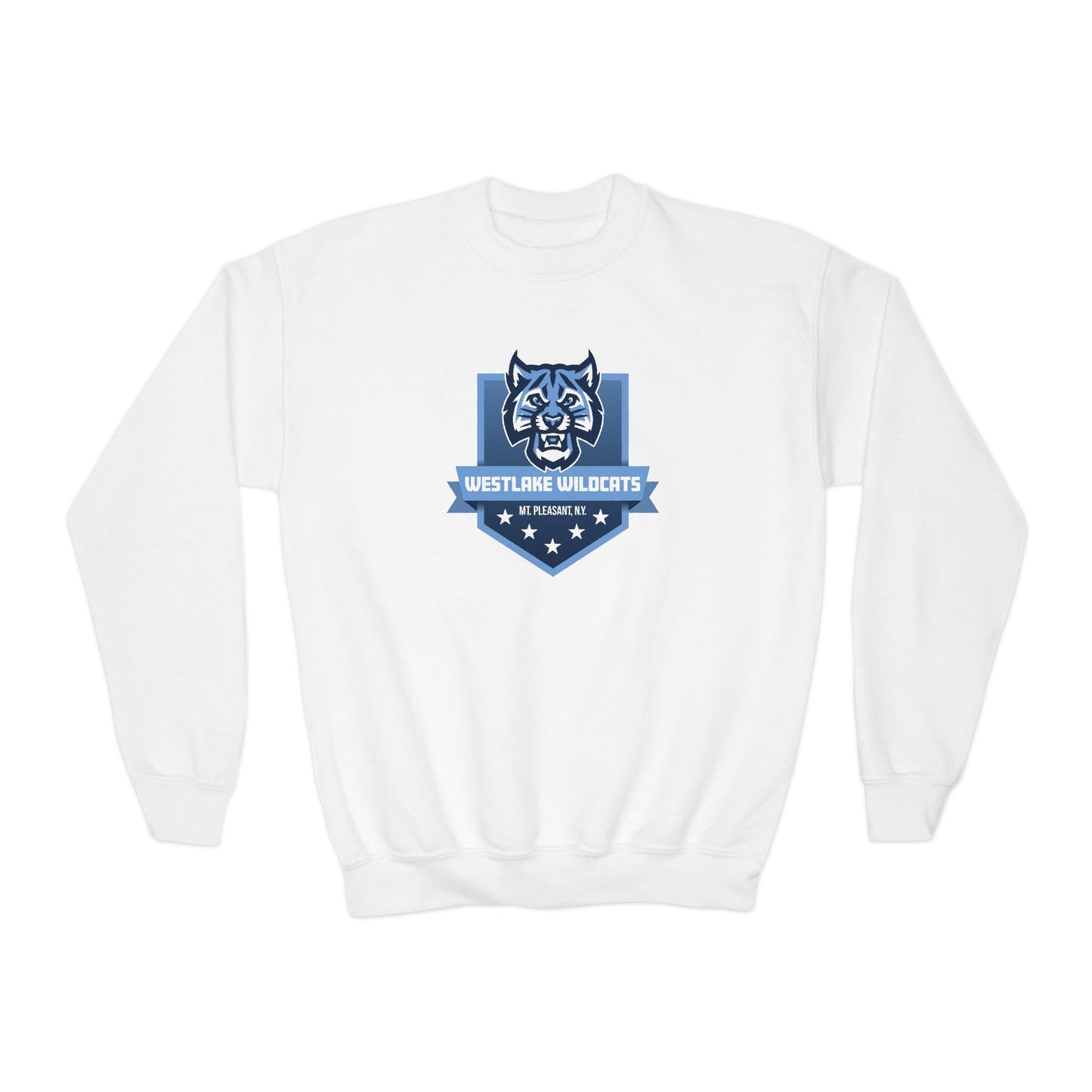 Wildcat Badge Crewneck Youth Sweatshirt