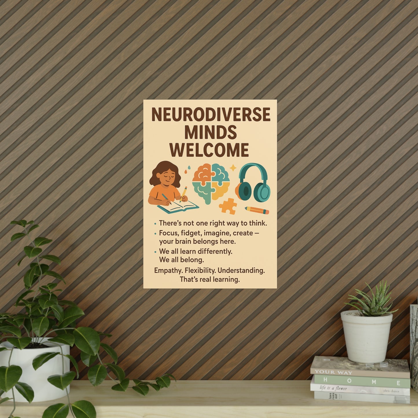 Neurodiverse Minds Welcome Poster