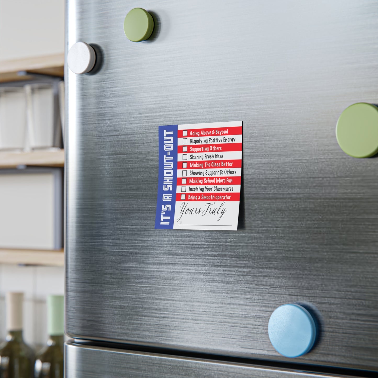 It's A Shout-Out Motivational Sticky Note Pad