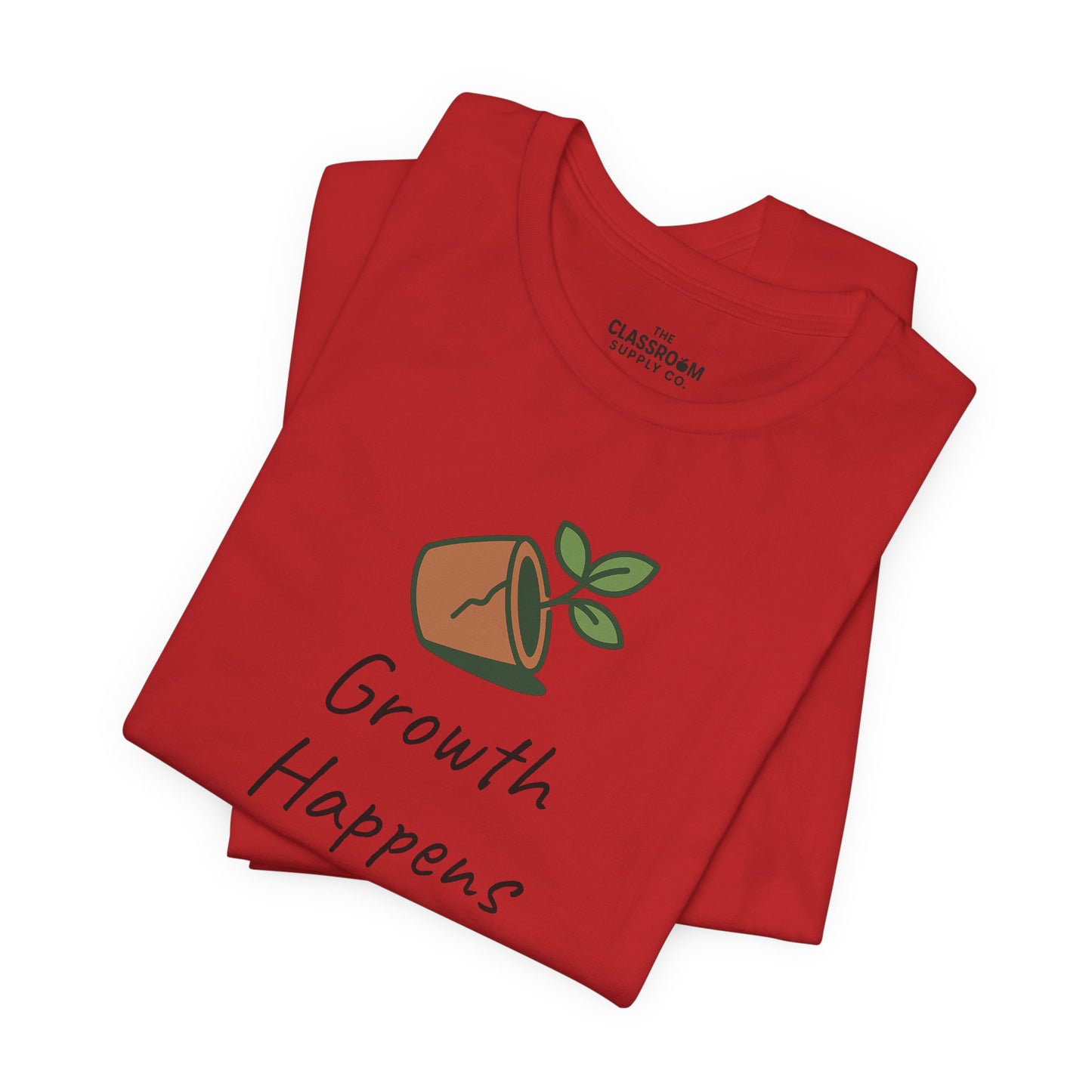Growth Happens Here Unisex T-Shirt