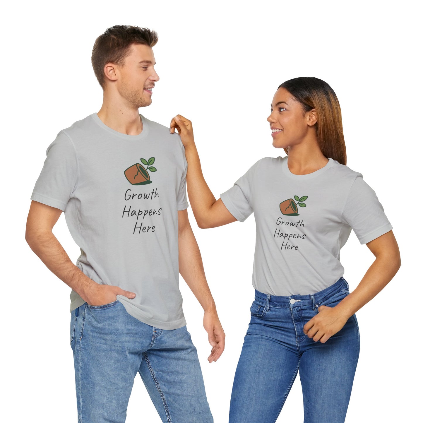 Growth Happens Here Unisex T-Shirt