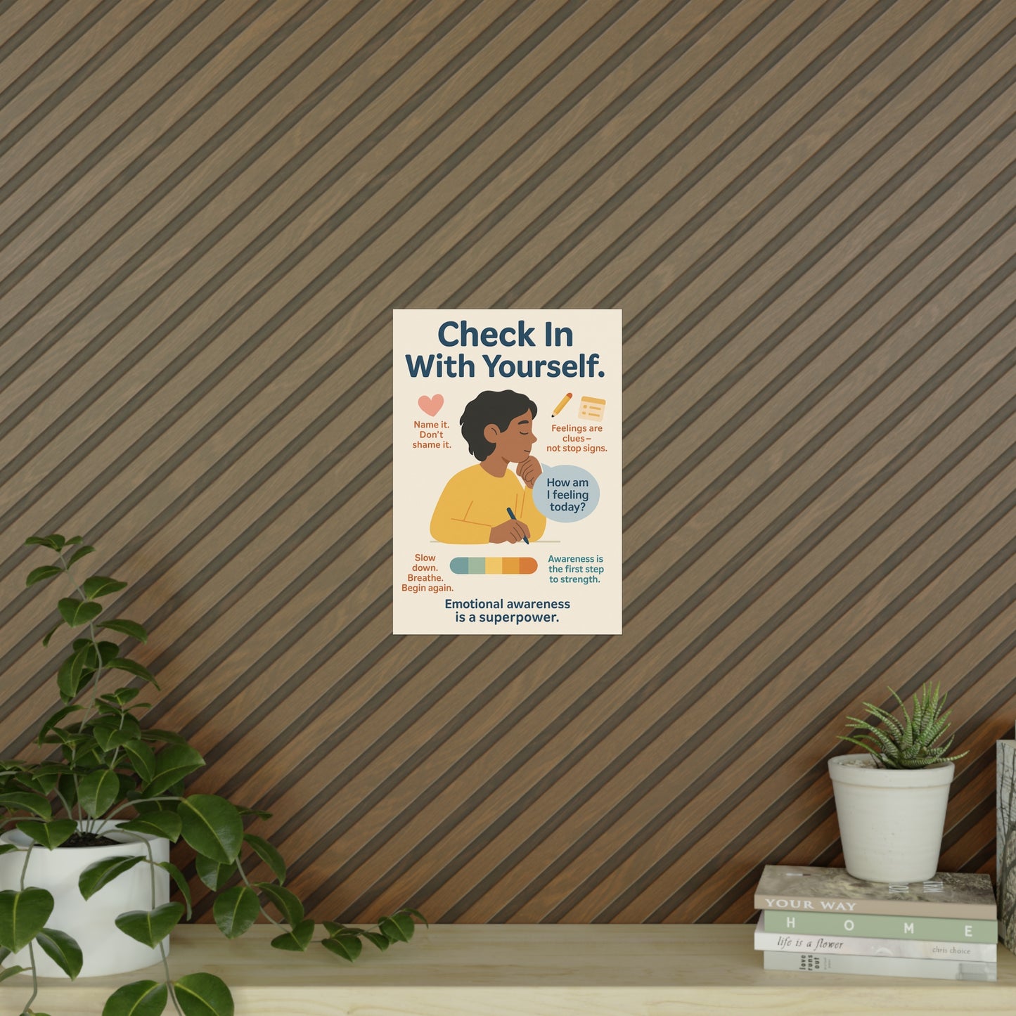 Check In With Yourself. Poster