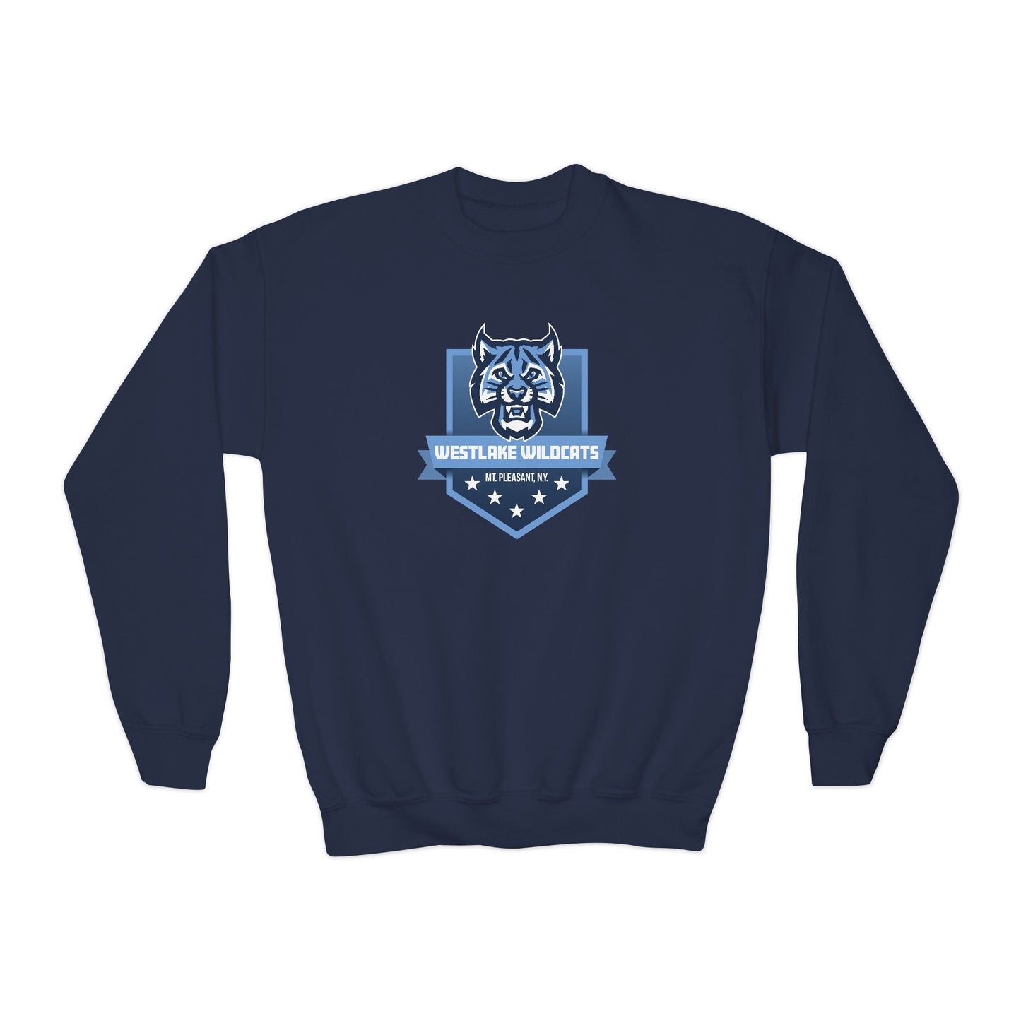 Wildcat Badge Crewneck Youth Sweatshirt