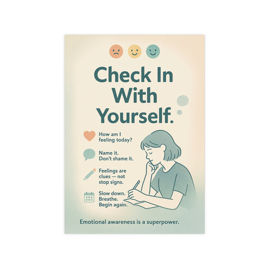 Check In With Yourself Poster