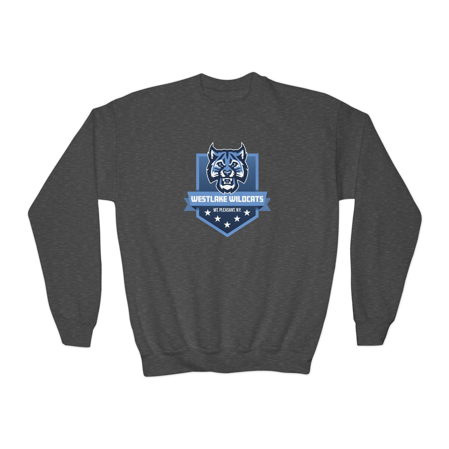 Wildcat Badge Crewneck Youth Sweatshirt
