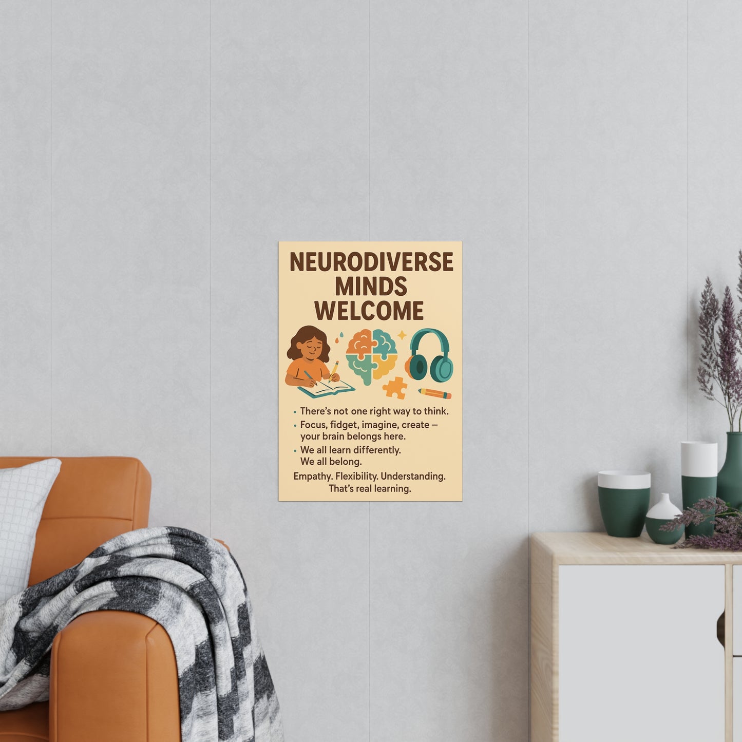 Neurodiverse Minds Welcome Poster