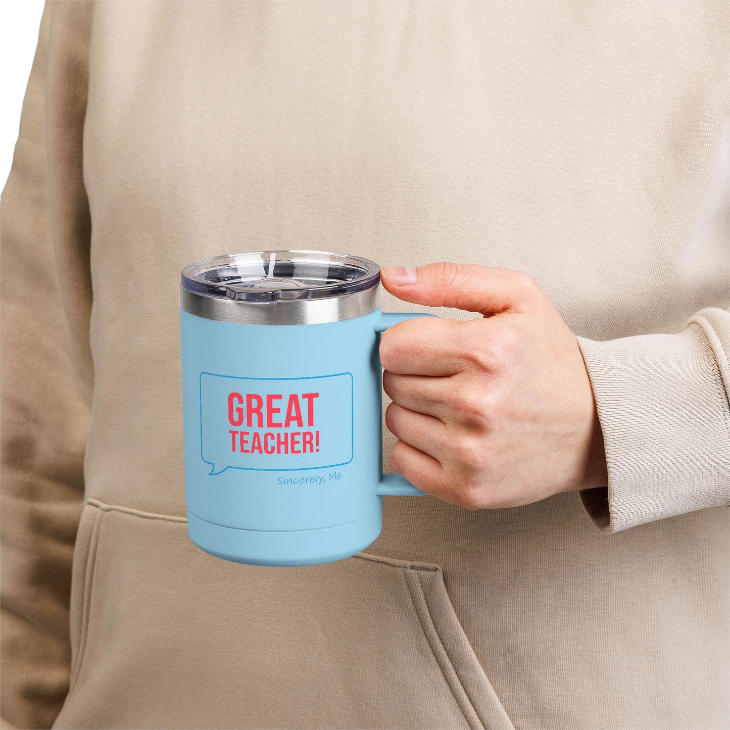 Great Teacher 15 oz Coffee Mug Thermos
