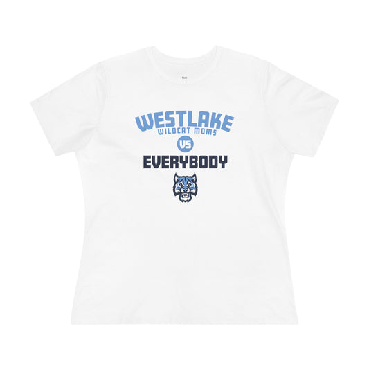 Westlake Wildcat Moms vs Everybody Tee, Supportive Mom T-Shirt, Game Day Apparel, Mother's Day Gift, Casual Women's Tee
