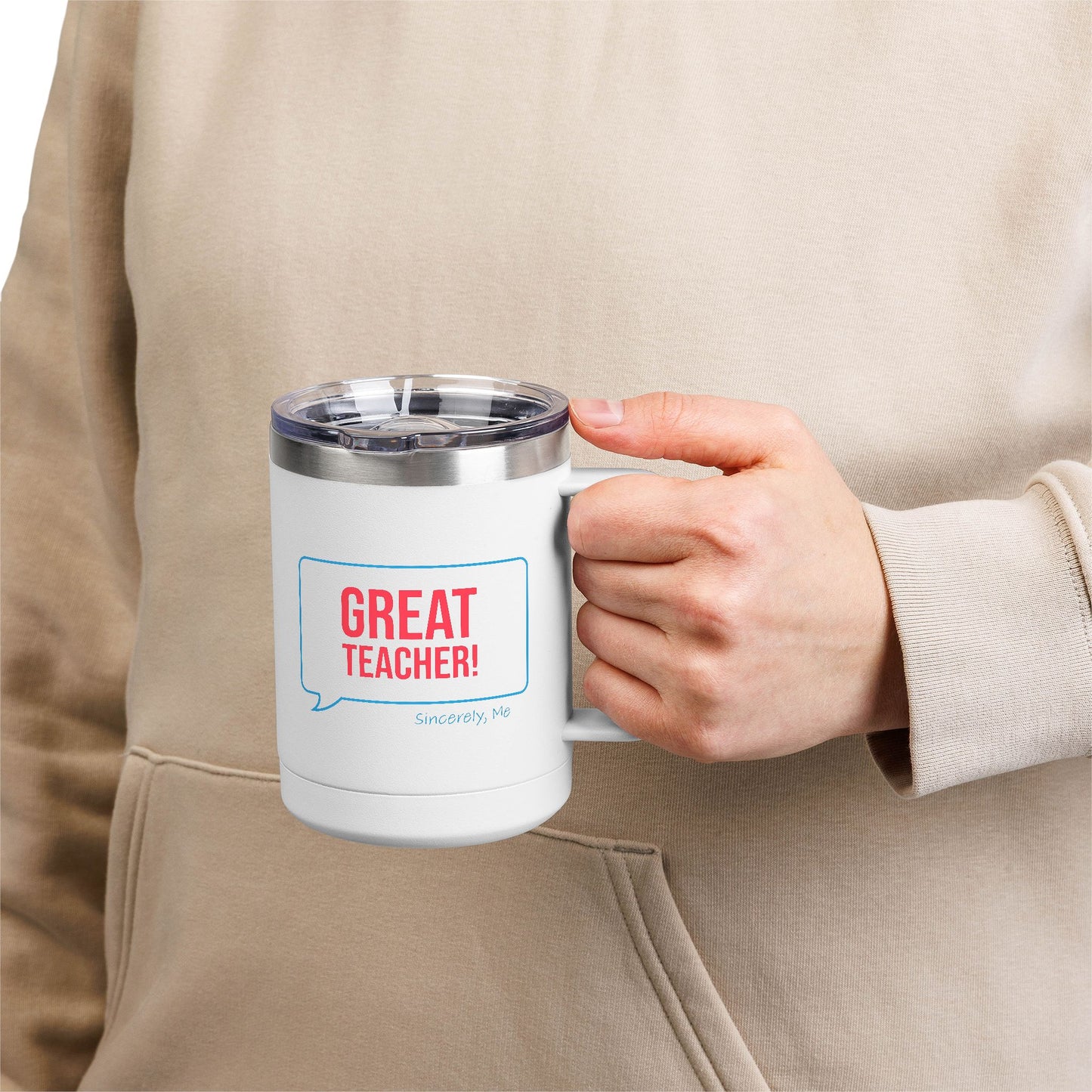Great Teacher 15 oz Coffee Mug Thermos