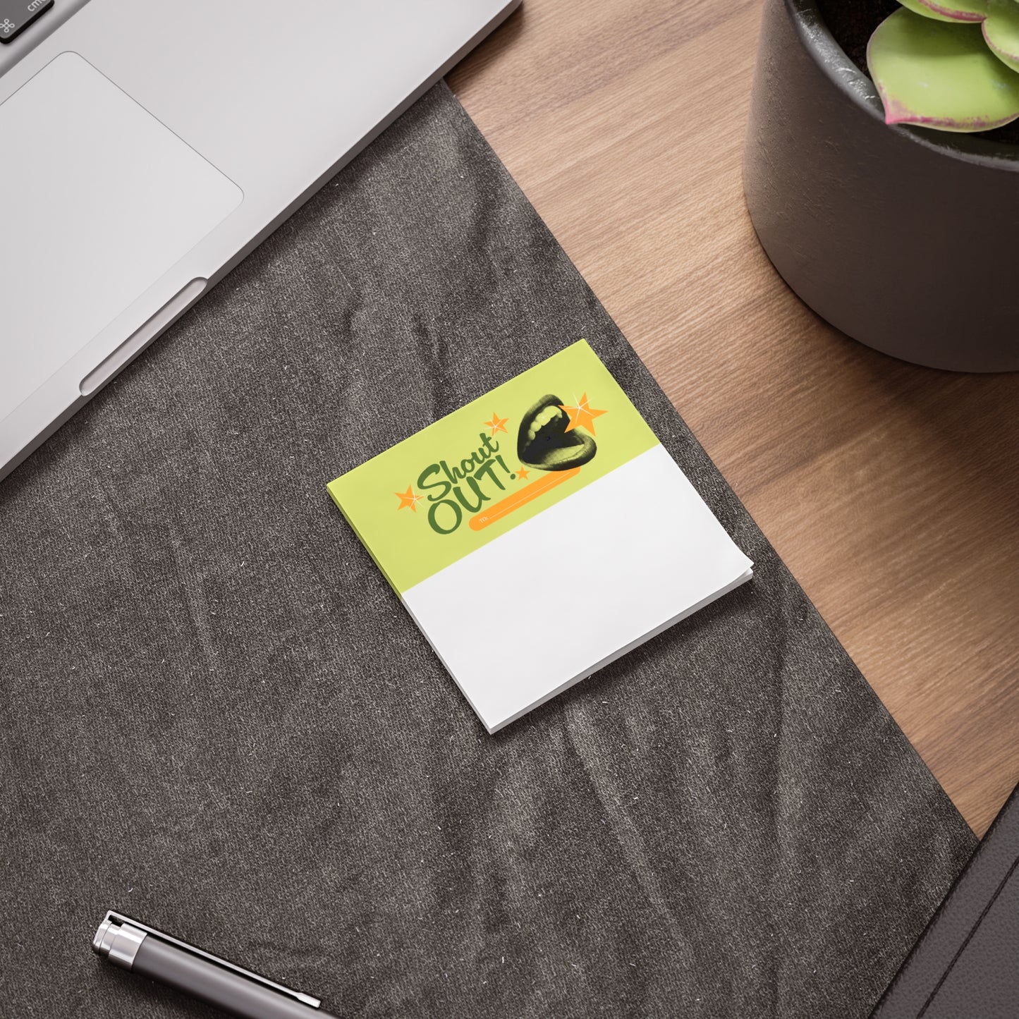 Shout Out Motivational Sticky Note Pad