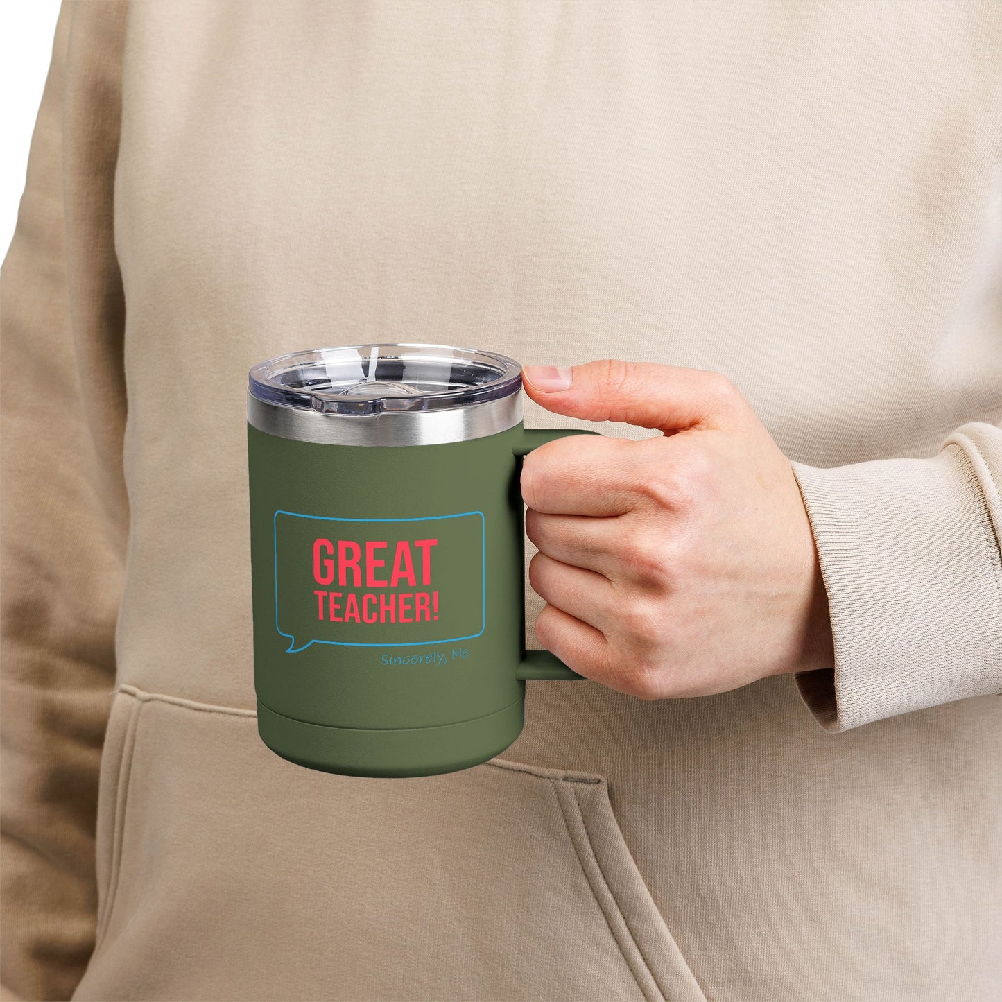 Great Teacher 15 oz Coffee Mug Thermos