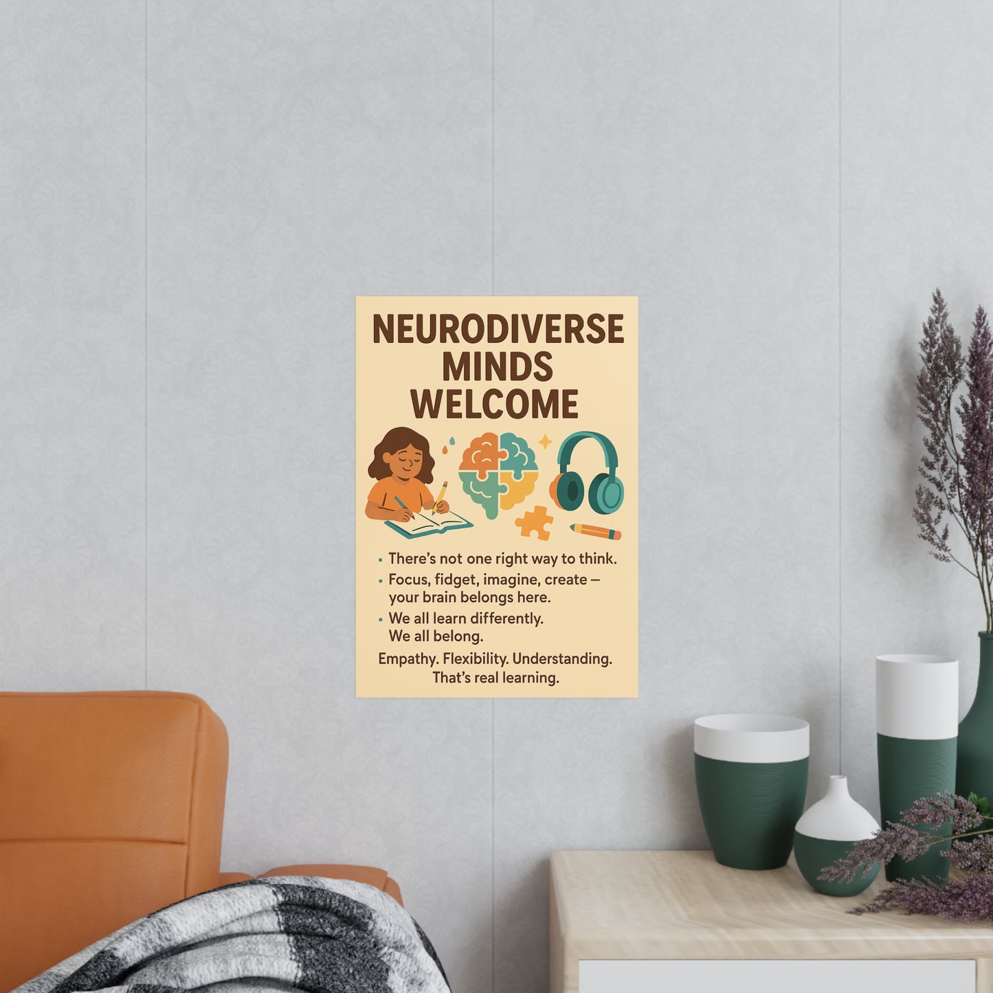 Neurodiverse Minds Welcome Poster