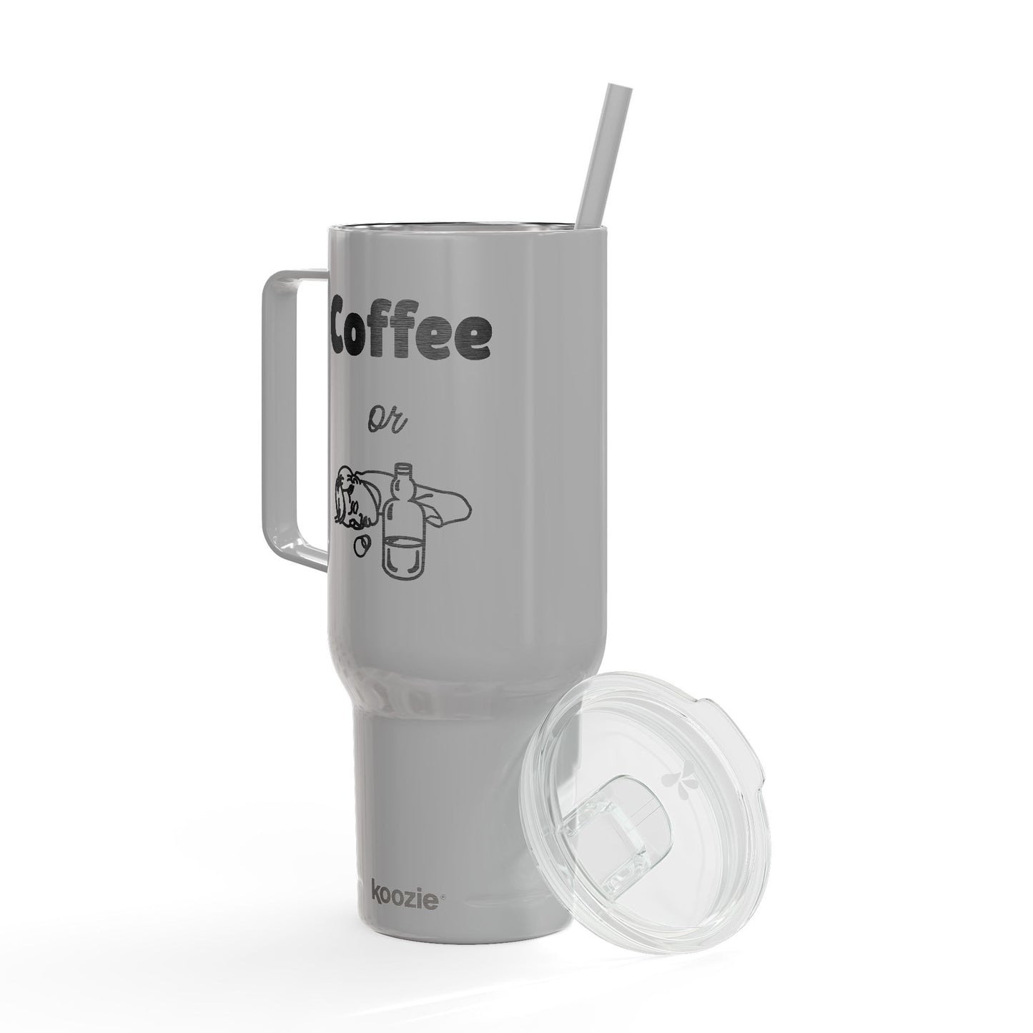 Coffee or X Engraved Insulated 40 oz Tumbler