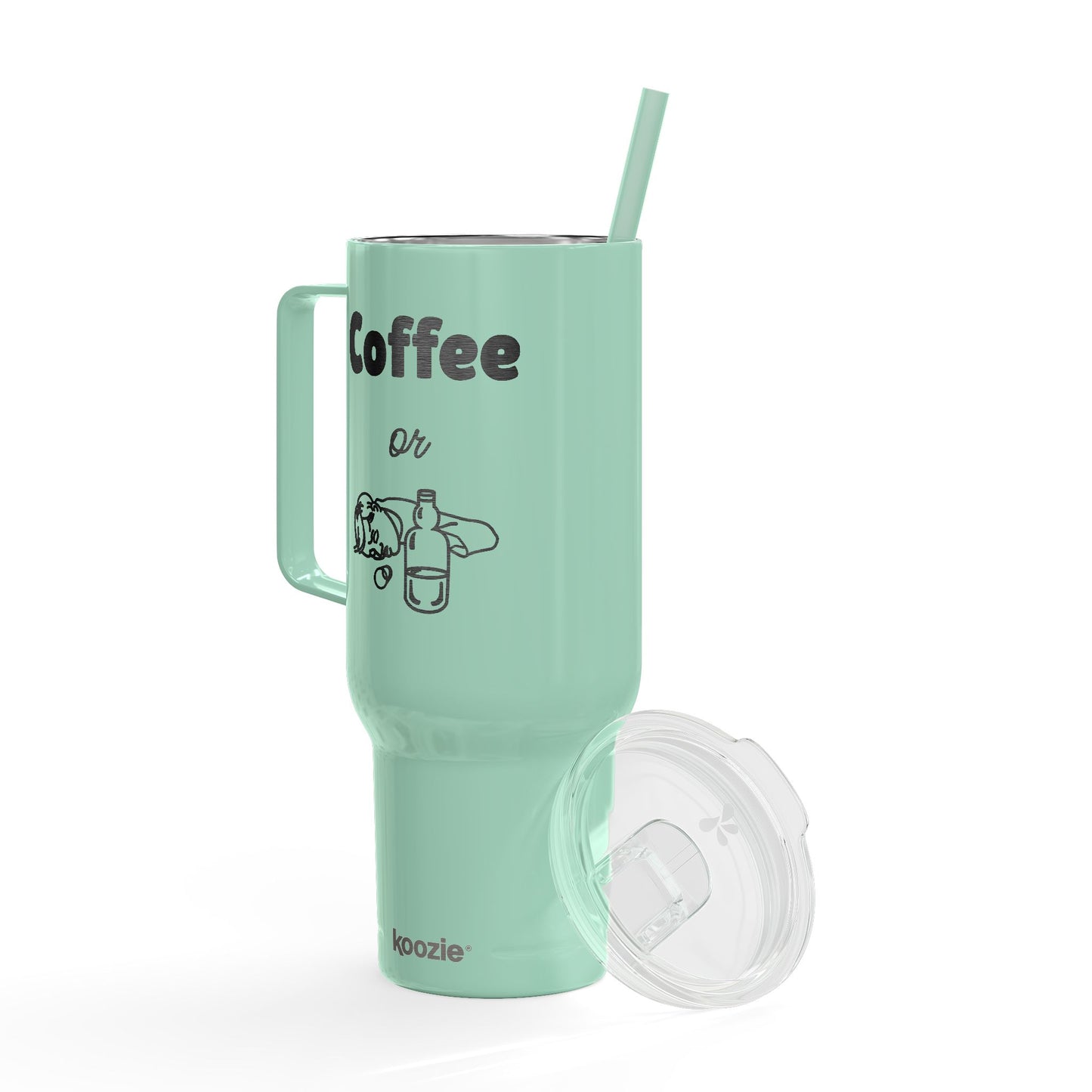 Coffee or X Engraved Insulated 40 oz Tumbler