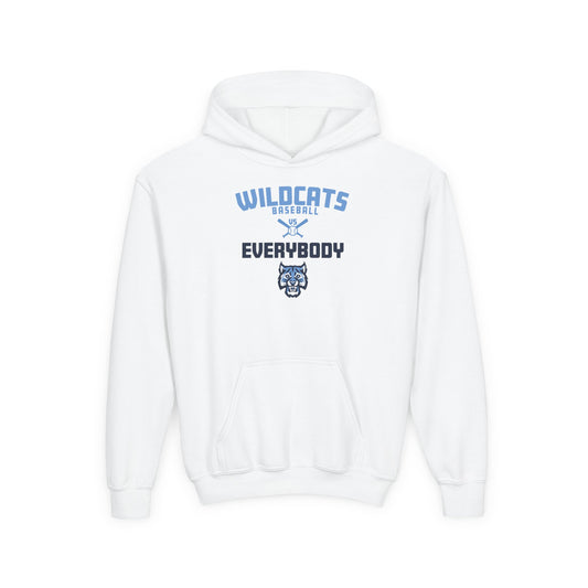 Wildcats Baseball vs Everybody Youth Hoodie