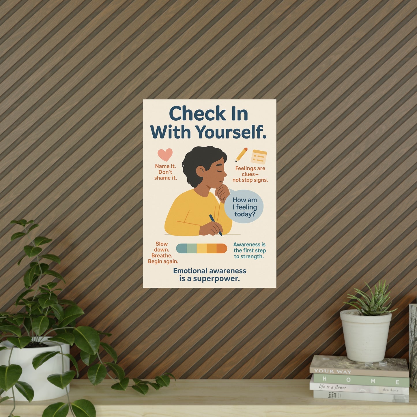 Check In With Yourself. Poster