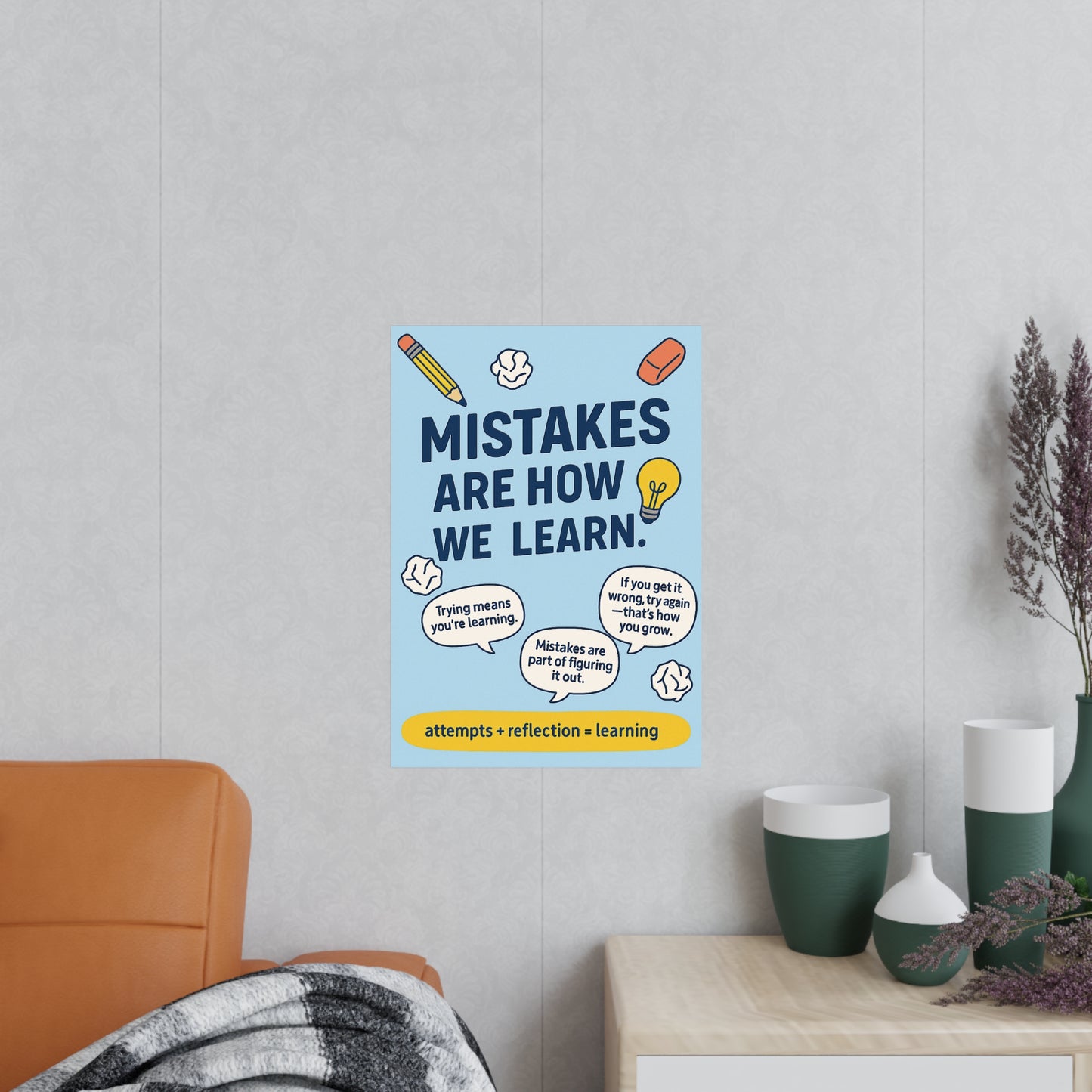 Mistakes Are How We Learn Poster