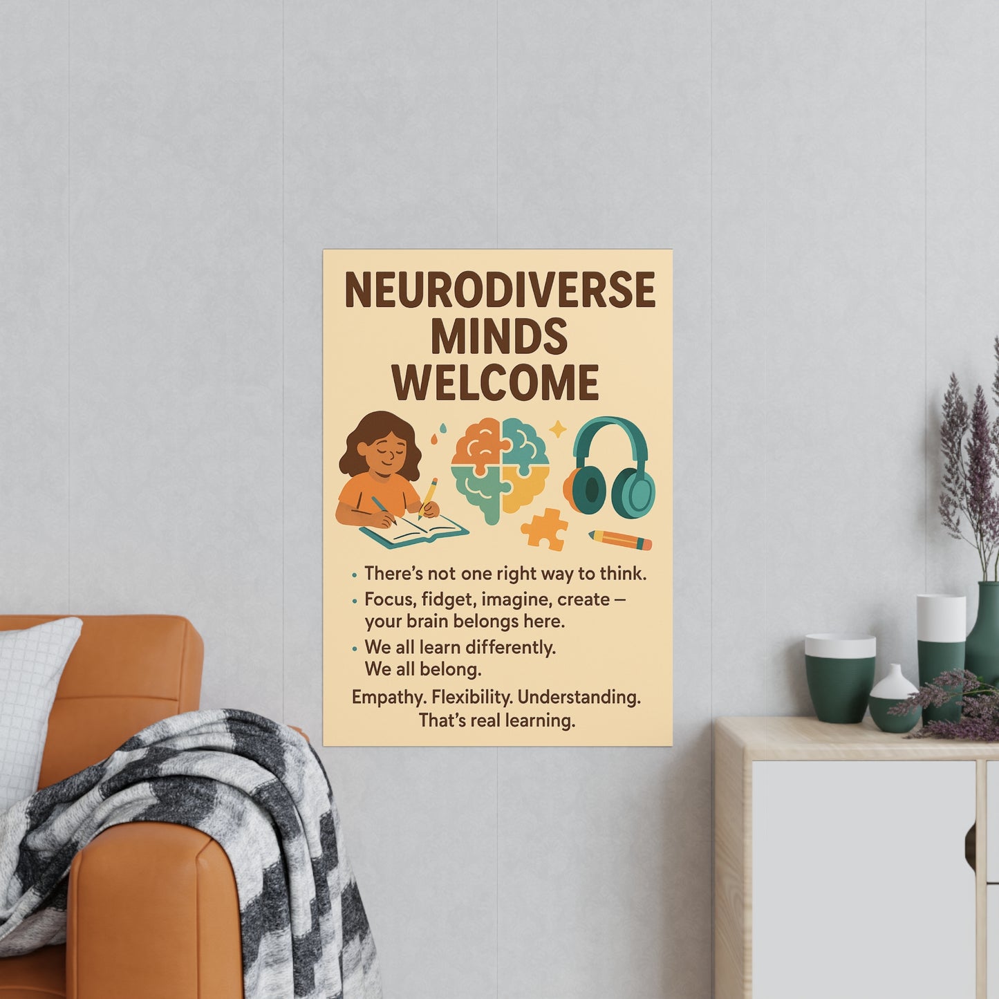 Neurodiverse Minds Welcome Poster