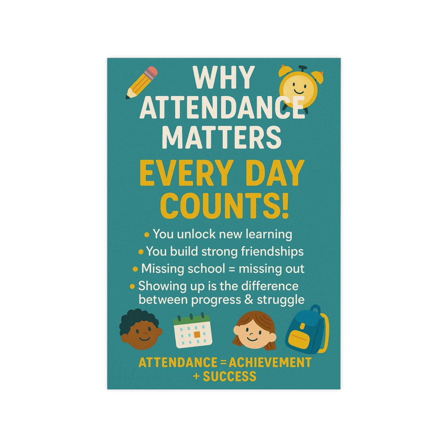 Why Attendance Matters Poster