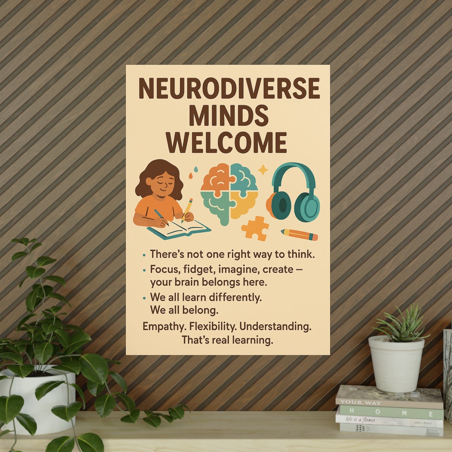 Neurodiverse Minds Welcome Poster
